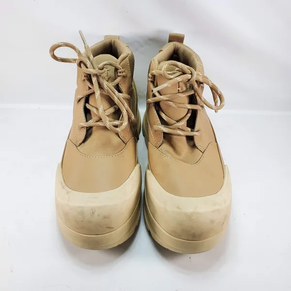 UGG Droplet Mid Rain Boots Women 9 Sand Tan Platform Waterproof Lug Sole 1152724 - Image 2