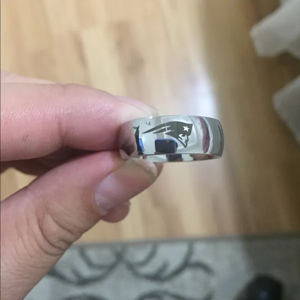 Silver Arc New England Patriots Ring - Image 5