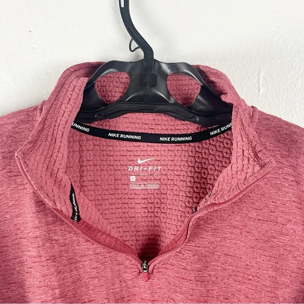 Nike Running Dri Fit Element Sphere 1/4 Zip Stretch Top, Size Large - Image 10