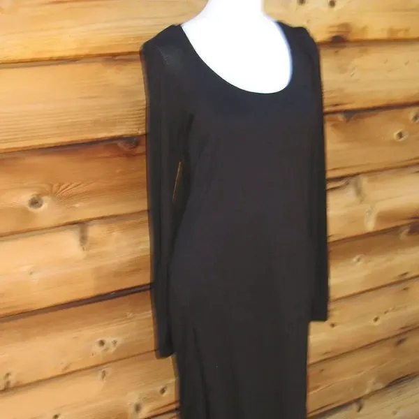 Reiss Black Jersey Dress  - Image 4