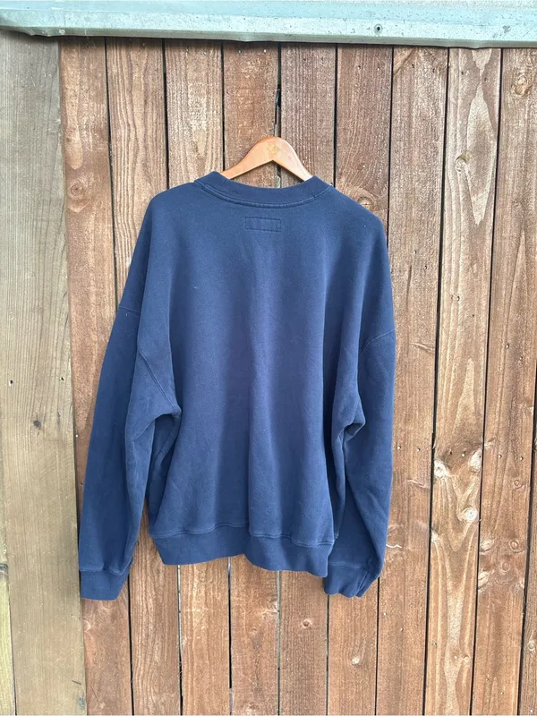 Hollister Boxy Fit Navy Blue Cartoon Tom and Jerry Crewneck - Image 5