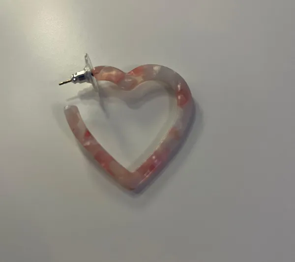 Roller Rabbit Heart Earrings - Image 2