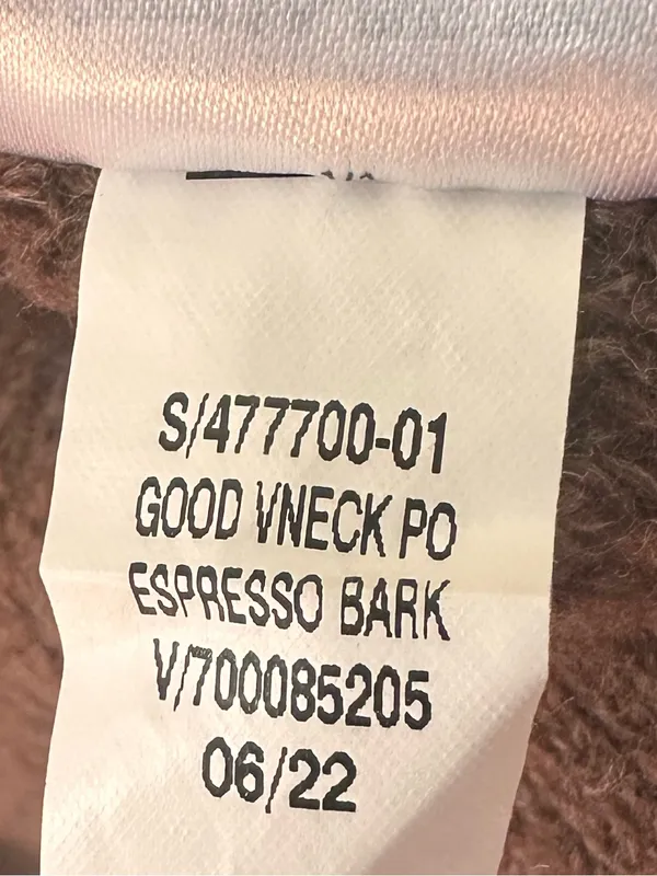 Old Navy Good V-Neck Pullover Sweater Espresso Bark Brown Size XL - Image 7