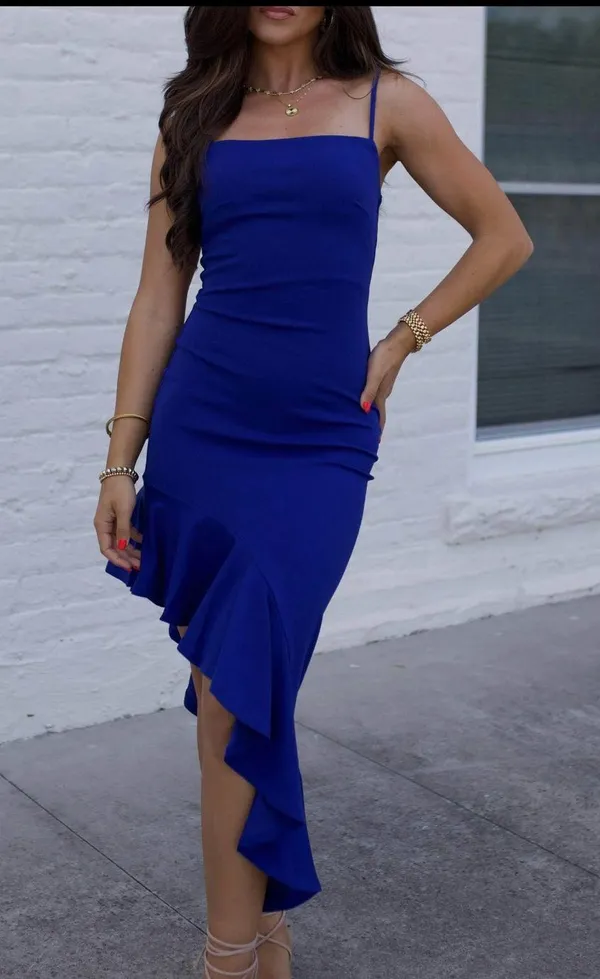 Blue cocktail Dress - Image 3