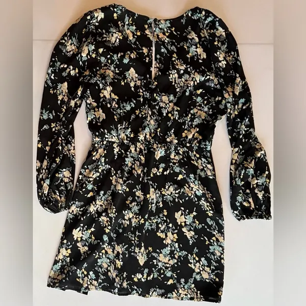 ABERCROMBIE & FITCH Women’s Long Sleeve Floral Mini Dress‎ Size Large Like New - Image 10