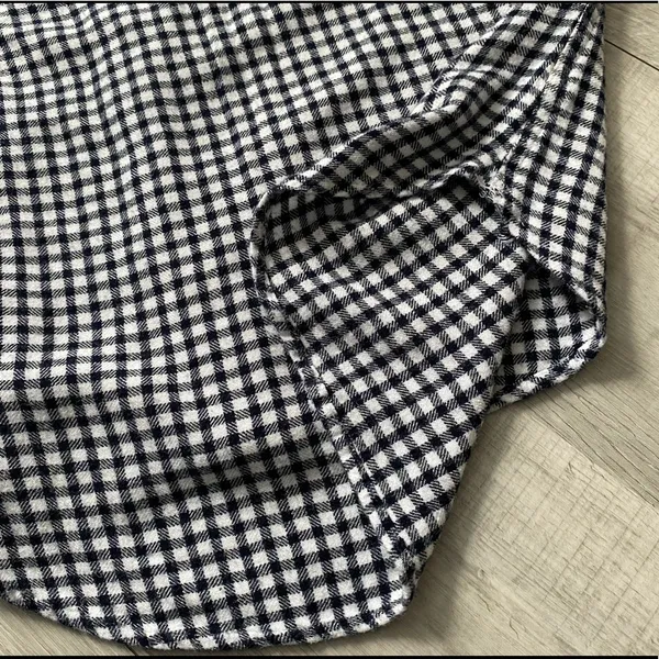 Merona Plaid 1/2 Button Up - Image 2