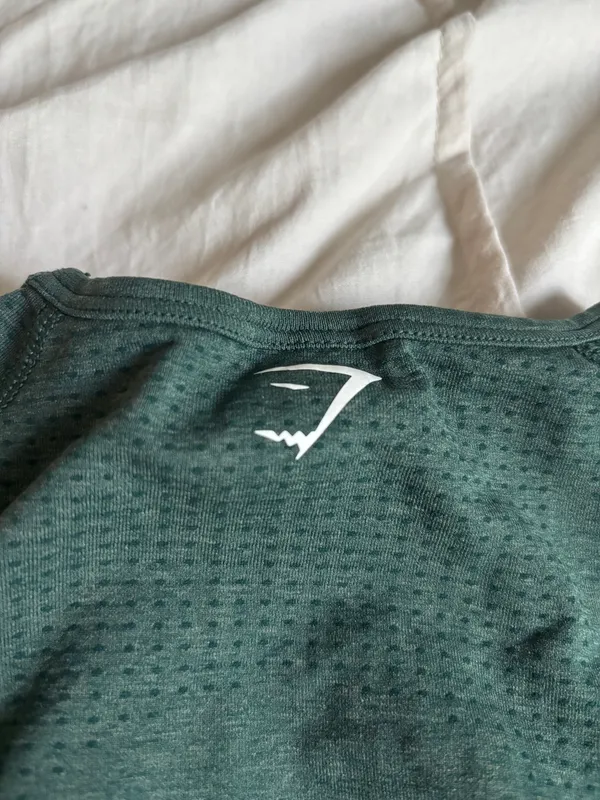Green Gymshark Athletic Long Sleeve - Image 4