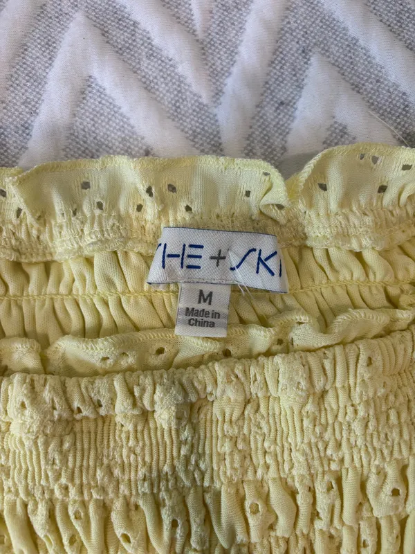 The Sky Yellow Sundress Size M - Image 2