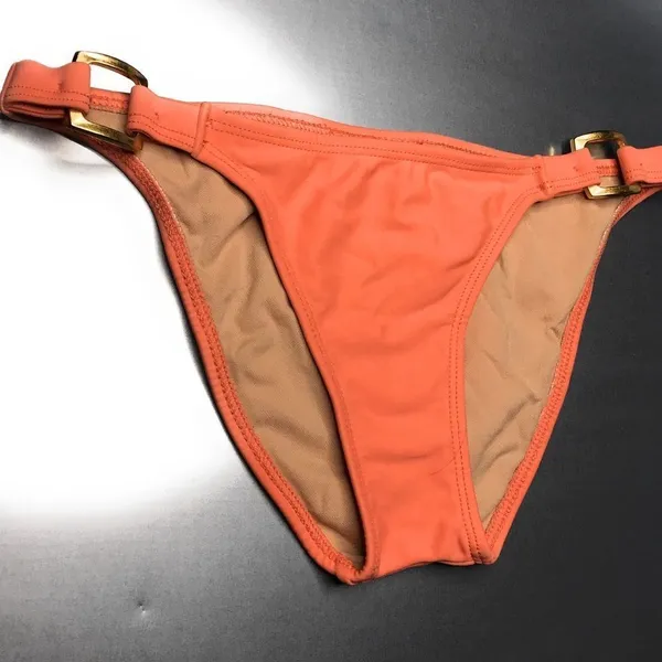 Luli Fama Bikini Bottom With Gold Hardware - Image 2