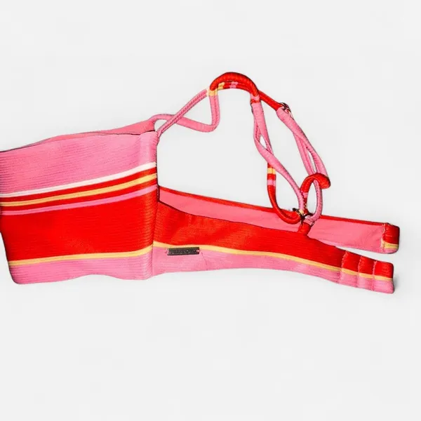Billabong Pink Bikini Top Ribbed - Image 6