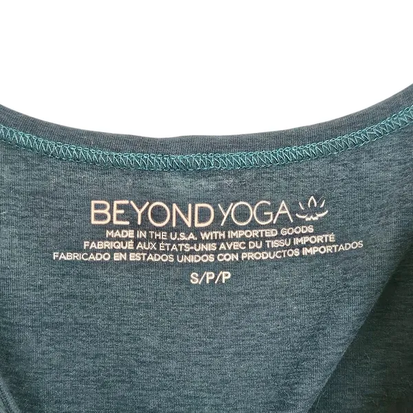 BEYOND YOGA Spacedye Uplevel Midi Jumpsuit Size Small Lunar Teal Heather - Image 6