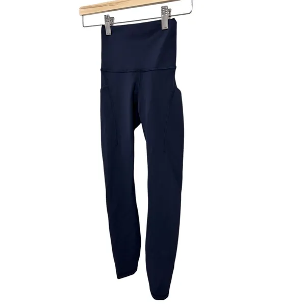 NEW Lululemon Wunder Train High-Rise Tight 0 with Pockets 25 True Navy - Image 6