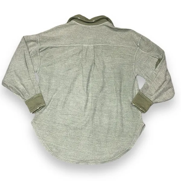 Free People Ruby Jacket Womens XS Green NWT Shacket Fleece OB1468375 Jaded‎ - Image 8