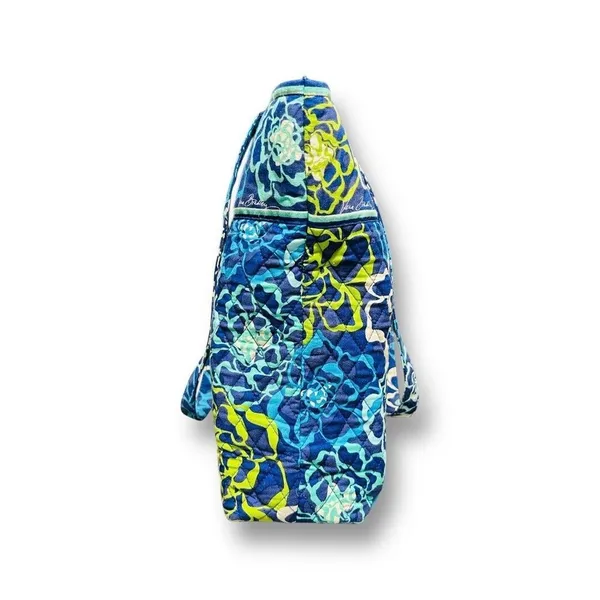 Vera‎ Bradley Katalina Blues Quilted Floral Tote Bag Travel Shoulder Purse Boho - Image 8