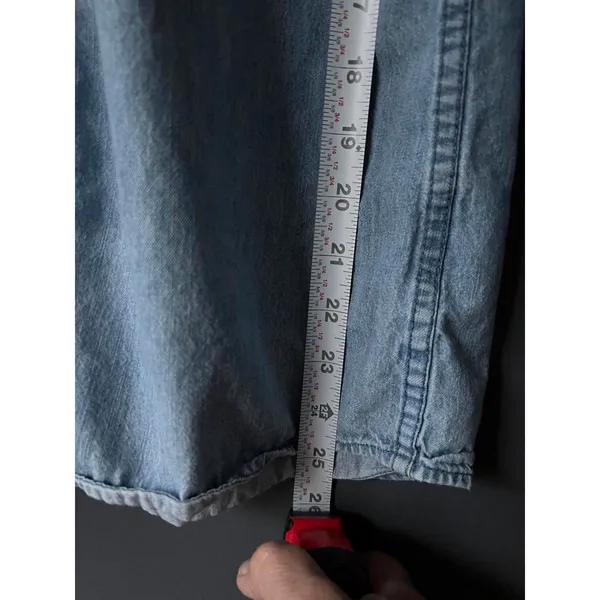 Levi's Denim Button-Up Shirt size Large - Image 7