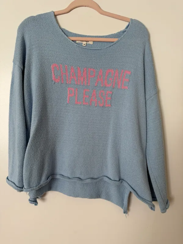 Boutique Sweater Blue Size M - Image 2