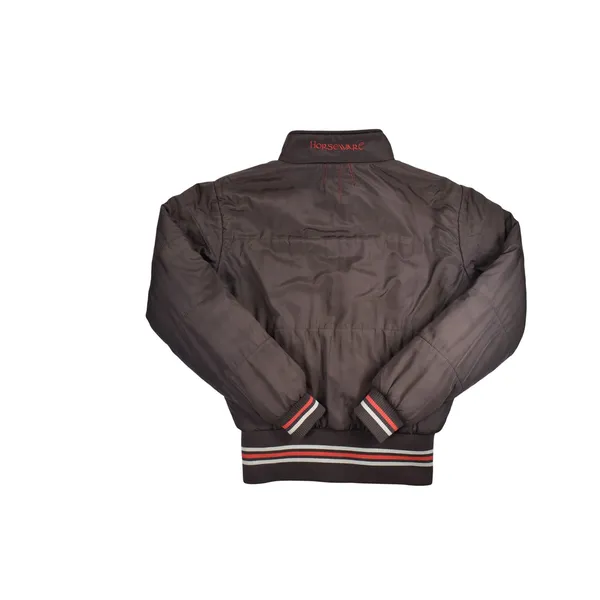 Horseware Ireland Woman's Brown Equestrian Bomber Jacket Striped Trim Small - Image 2