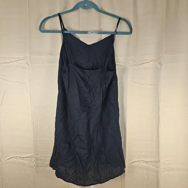 Farm Rio‎ Navy Arabesque Floral High Neck Mini Dress Slip XS - SLIP ONLY - Image 2