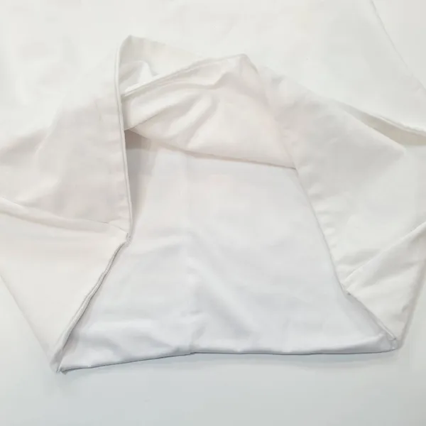 Superdown Fallon Asymmetrical Mini Dress in White Medium - Image 3
