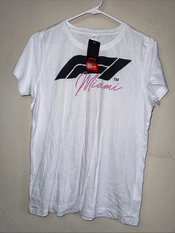 Formula 1 F1 Graphic Tee Bundle Black & White Miami Grand Prix Women’s - Image 2