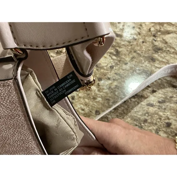 Michael Kors Jet Set Small Logo Crossbody Powder Blush Wide Strap 35T5GTVC5V - Image 9