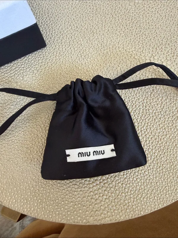 Miu Miu Pearl and Crystal Ring With Box - Image 11