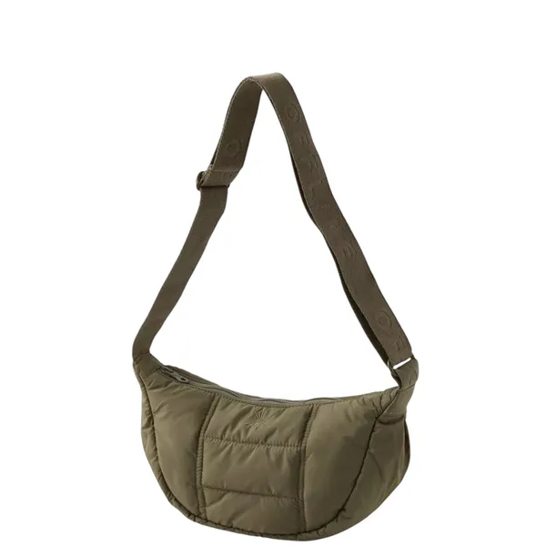 Aerie Offline Olive Green Love Puff Mini Crescent Bag - Image 3