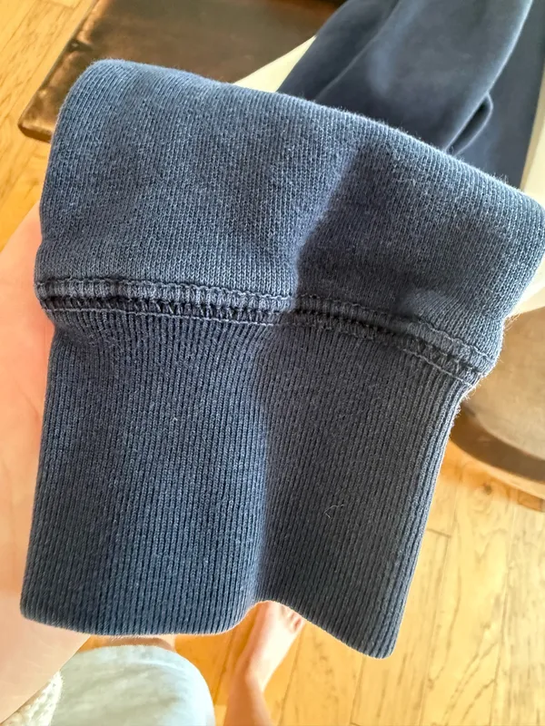 Brandy Melville Navy Hoodie Zip-Up - Image 8