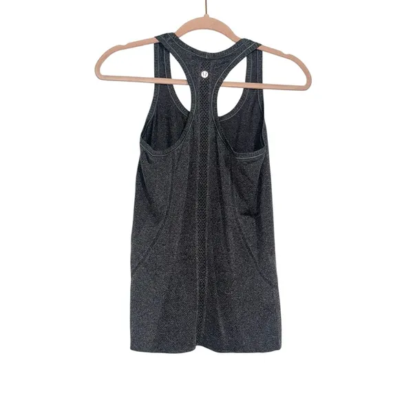 Lululemon Swiftly Tech Racerback Heather Gray Athletic Tank 4 - Image 2