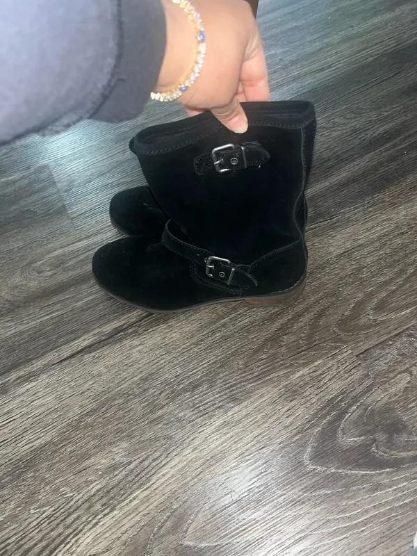 Boots Black Size 6 - Image 3