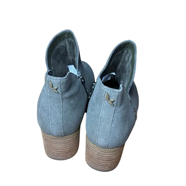 Koolaburra by UGG Sofia Suede Side Zip Ankle Booties 1096440 Womens Size 8.5 Gray - Image 4