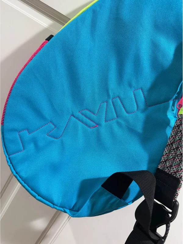 KAVU Rope Sling Bag Neon Lime Blue Pink Colorblock Y2K Outdoor Crossbody - Image 13