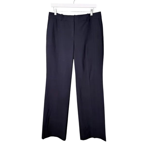 NWT Ann Taylor The Trouser in Seamless Stretch Curvy Fit Pants Navy Blue Size 10 - Image 3