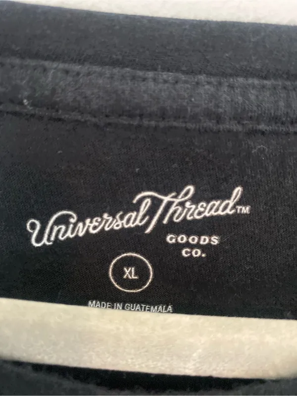 Universal Thread Black Short Sleeve Crewneck Tee - Image 3