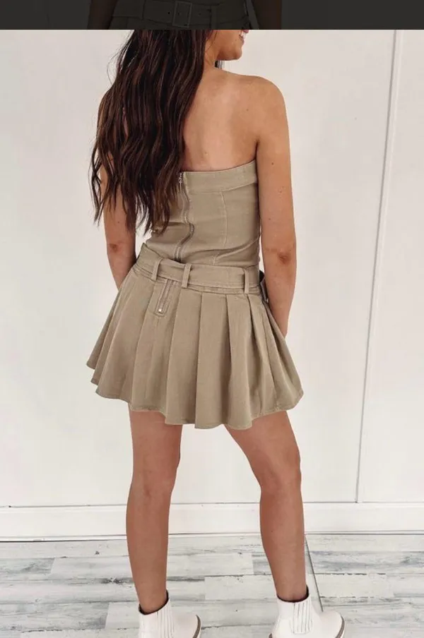 Indie Collection Dress Brown Size M - Image 4