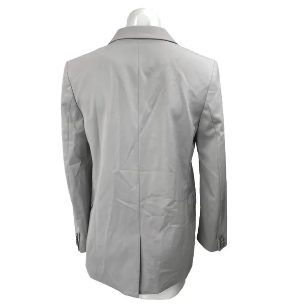 H&M Women's Gray Long Sleeve Notch One Button Blazer Coat Suit Jacket Size XS - Image 2