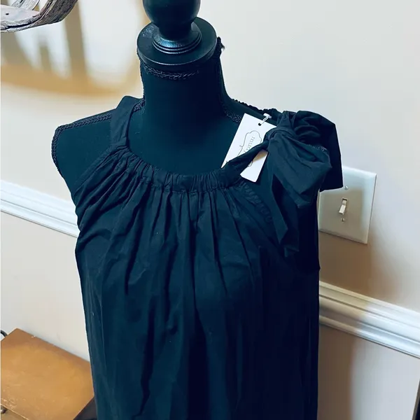 Mud Pie Julip Black Sleeveless Maxi Dress - Image 4