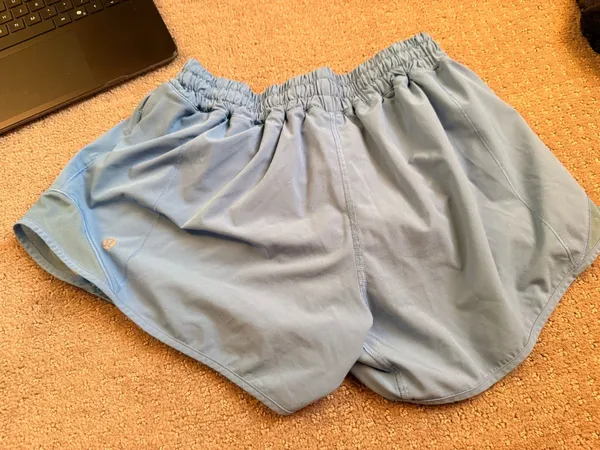 Blue Lululemon Hotty Hot 4" Shorts - Image 2