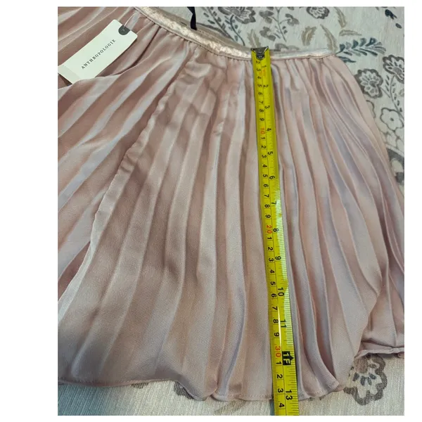 Anthropologie By Anthropologie Silky Plisse Shorts Pink New With Tags NWT Siz XS - Image 3