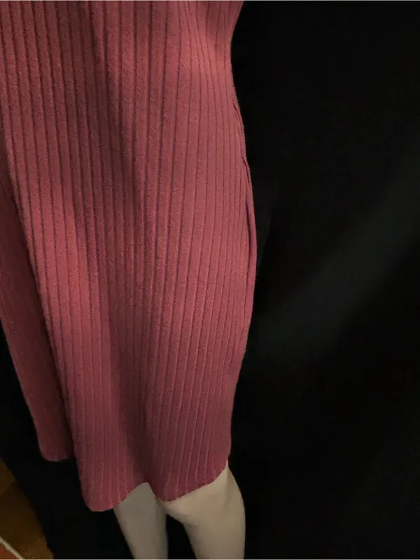 Forever 21+ Ribbed Short-Sleeve Midi Dress in Rose Pink 1X - Image 4