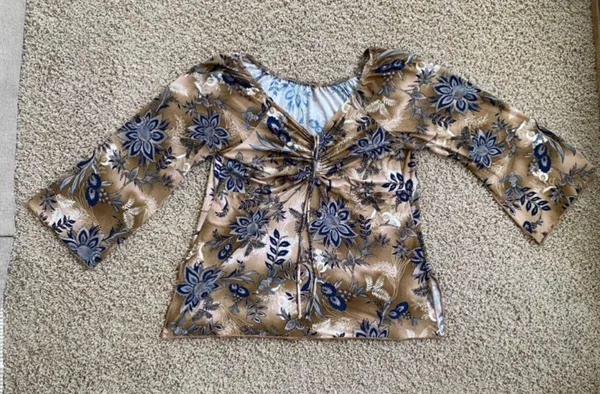 Charlotte Russe VTG Boho Top Sz M - Image 2