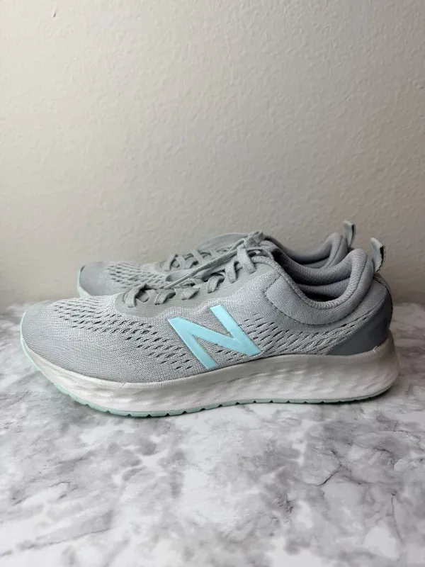 New Balance Fresh Foam Arishi V3 Women’s Size 10 Gray Mint Running Shoes - Image 12