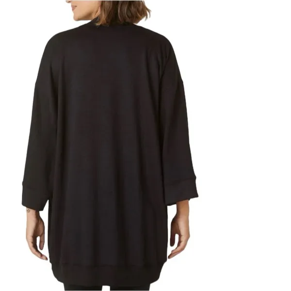 Beyond Yoga Black Open Mind Maternity Cardigan Size XS - Image 3