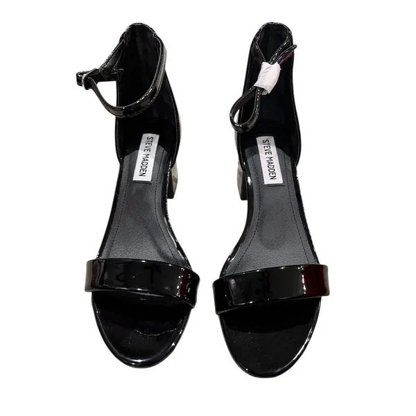 Steve Madden Women's Irenee Black Slingback Sandal Size 6.5 Casual - Image 4