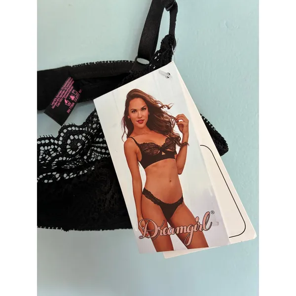 Lace Bra Black Small NWT Dreamgirl - Image 5