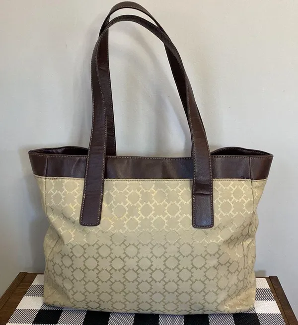 Tommy Hilfiger brown-tan tote bag - Image 6