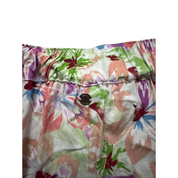 ROXY Womens Floral Wide Leg Lounge Pants Lightweight Boho Casual‎ Costal Size M - Image 4