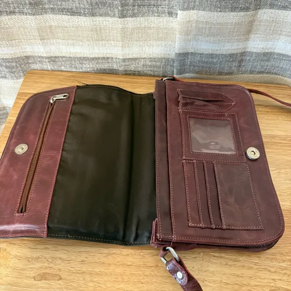 Riata Tan‎ And Brown Crossbody Purse - Image 6