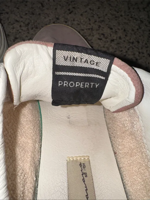 Vintage Havana Pink Suede & White Leather Sneakers - Image 7