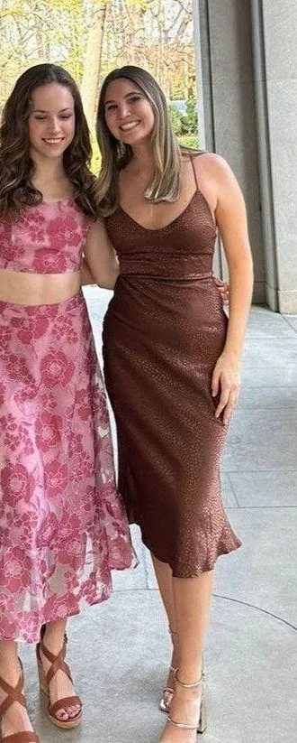 Runaway Brown Midi Dress - Image 3